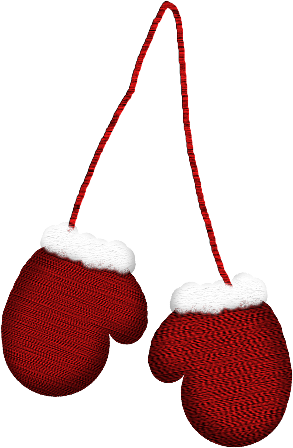 Mittens Clip Art - Mittens With String Clipart - Png Download (870x870), Png Download