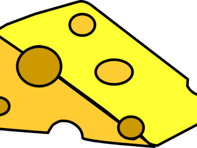 Cheese Black And White Clip Art - Png Download (640x480), Png Download