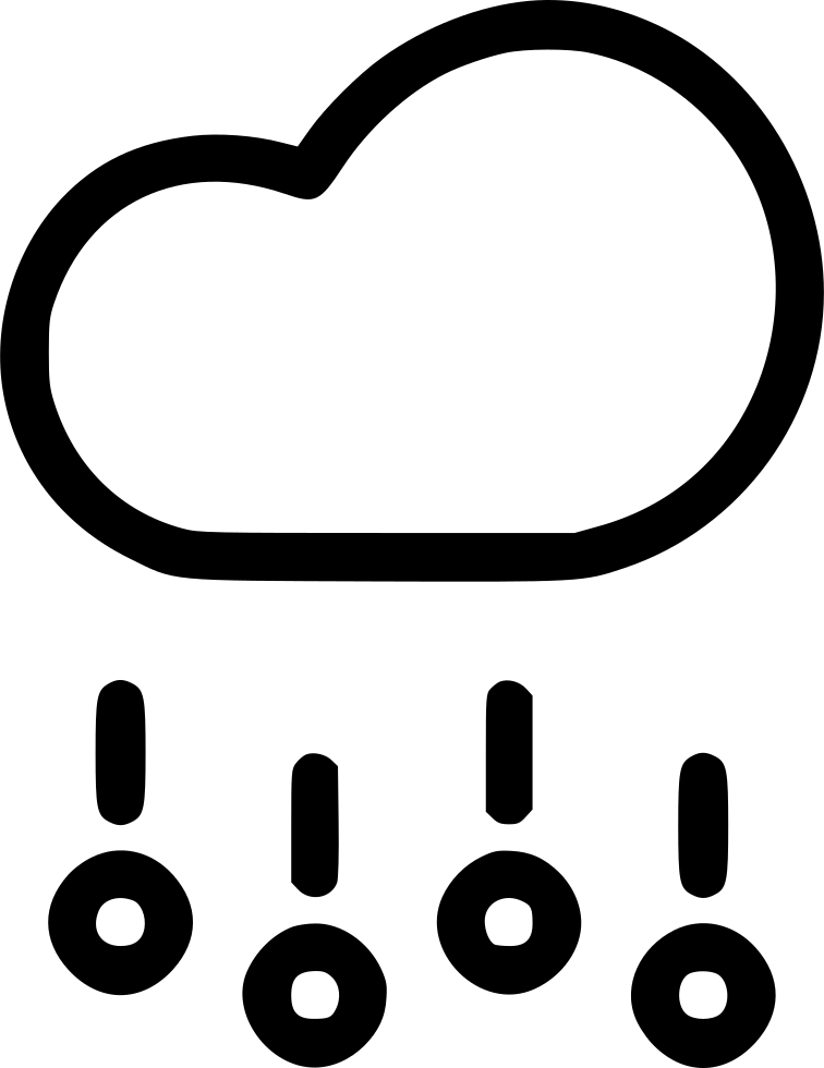 Cloud Rain Hail Stone Storm Weather Svg Png Icon Free - Hail Icon Png Clipart (756x980), Png Download