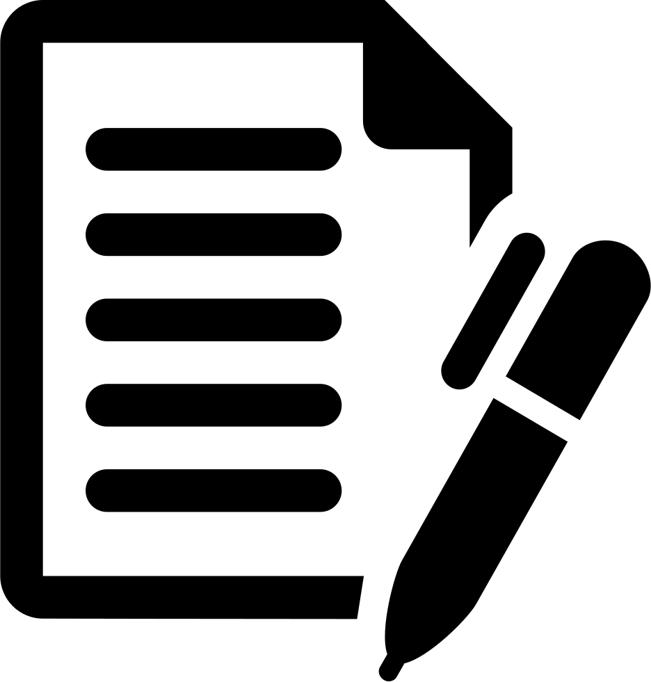 Royalty Free Stock Electronic Agreement Svg Png - Signature Icon Png Clipart (936x981), Png Download
