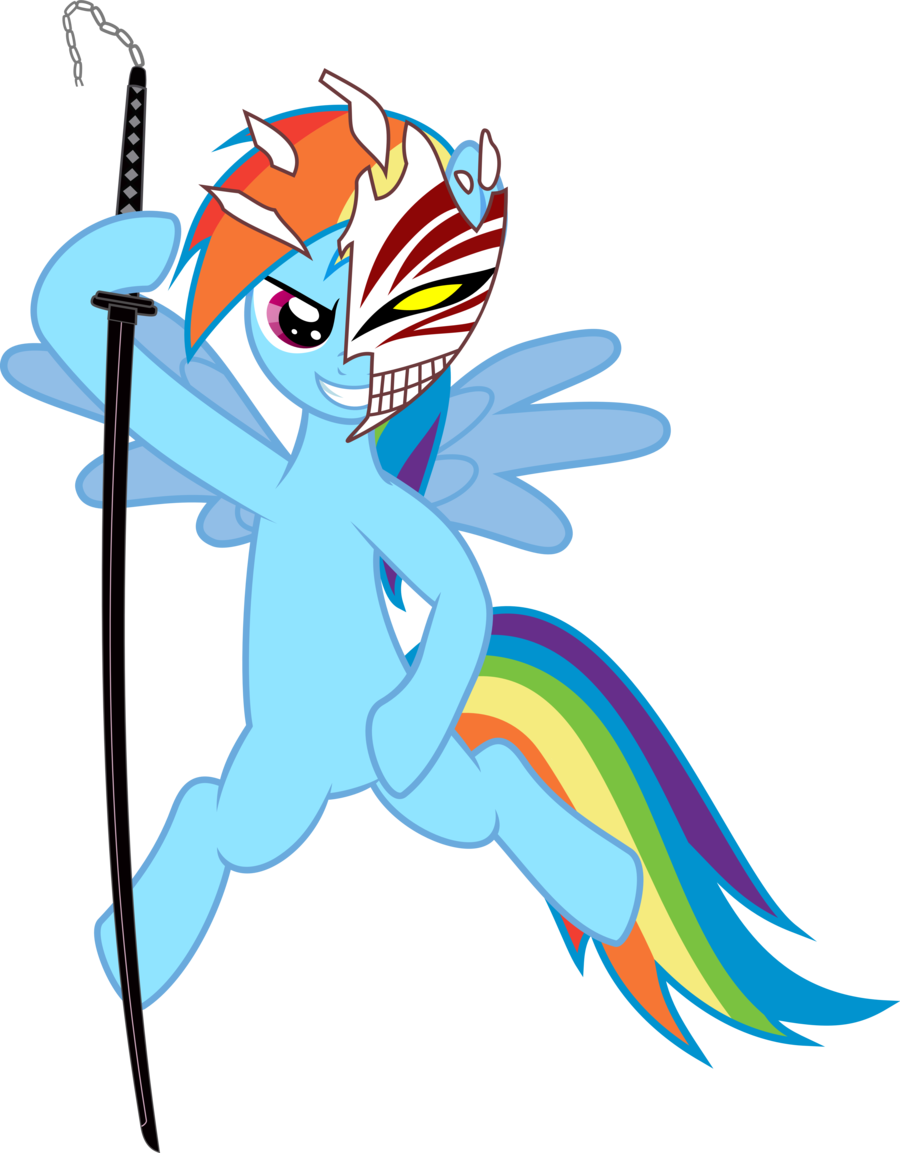 Rainbow Dash Rarity Pony Applejack Ichigo Kurosaki - Rainbow Dash Clipart (900x1153), Png Download