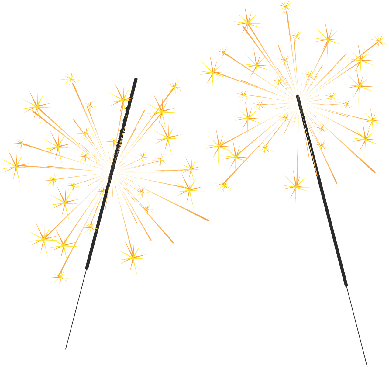 Download Sparklers Clipart Clean Sparkle - Sparkler - Png Download
