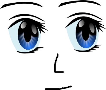 Free - Face Anime Clipart - Png Download (800x533), Png Download