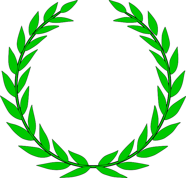 Greece Clipart Greek School - Laurel Leaves - Png Download (640x611), Png Download