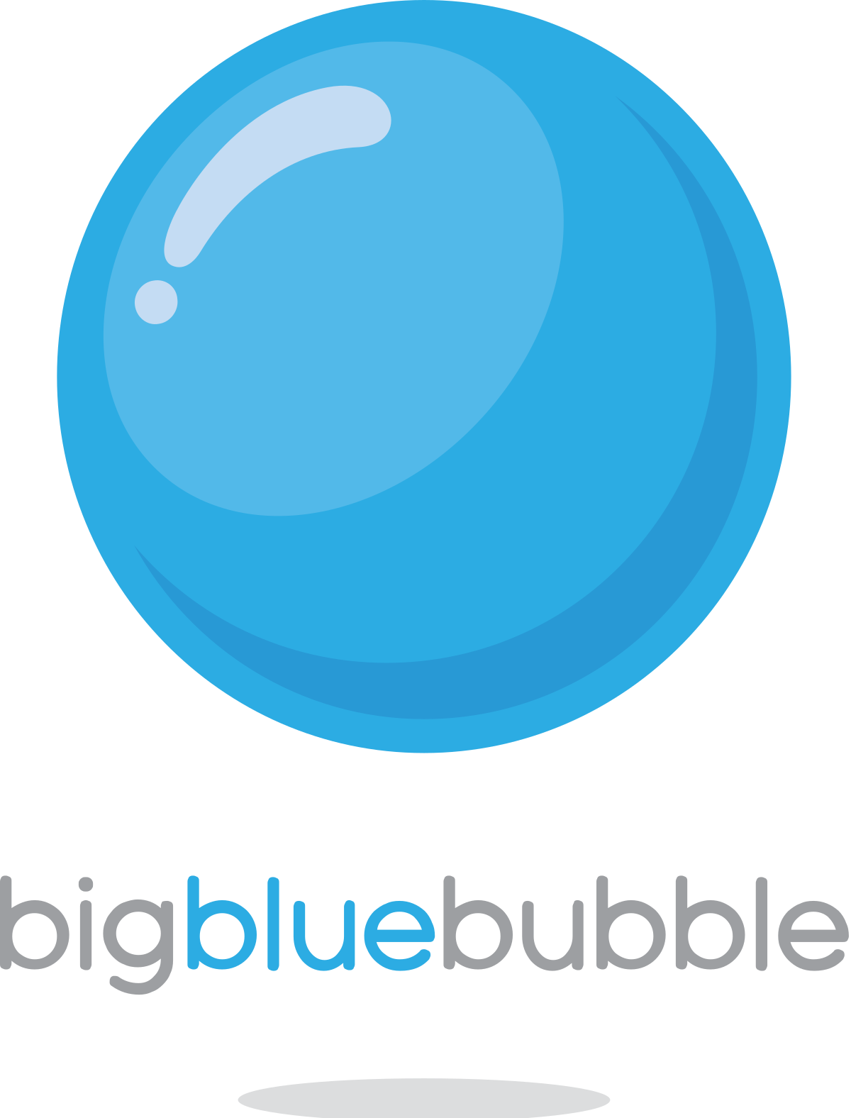 Big Blue Bubble Logo Clipart (1200x1576), Png Download