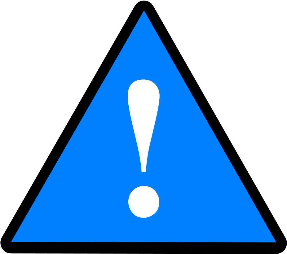 Warning Logo Red Black Clipart (600x534), Png Download