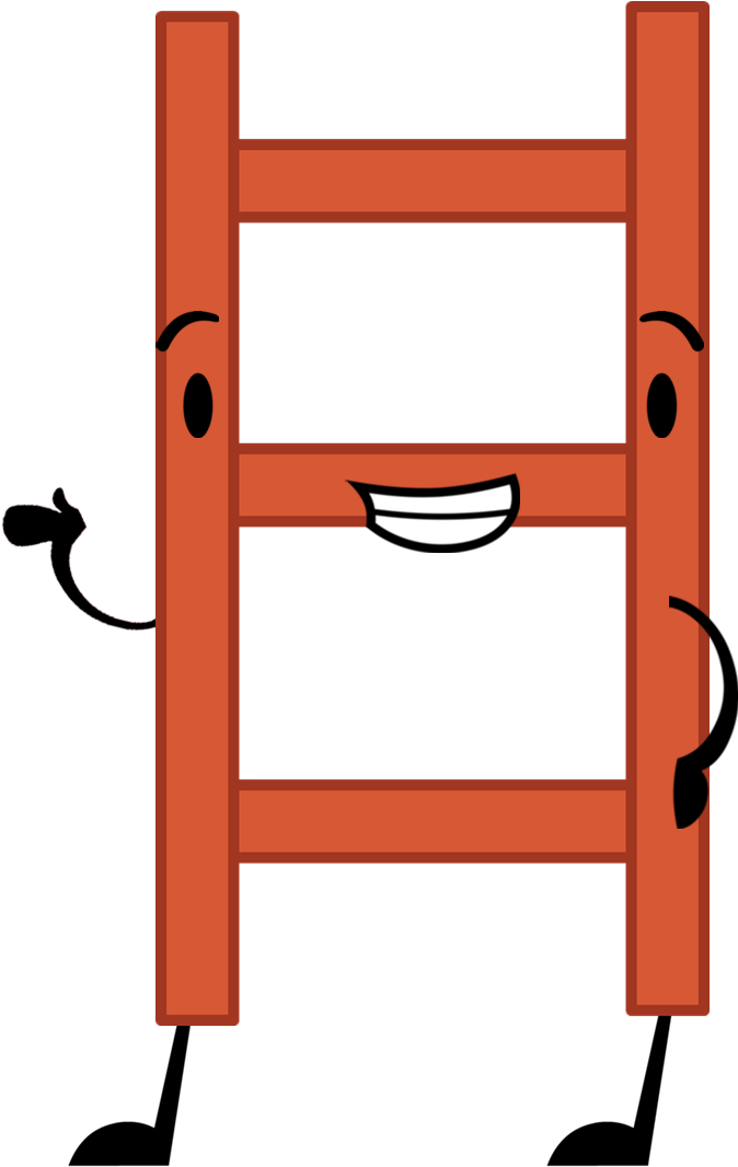 Ladder Pose - Bfdi Ladder Clipart (700x1068), Png Download