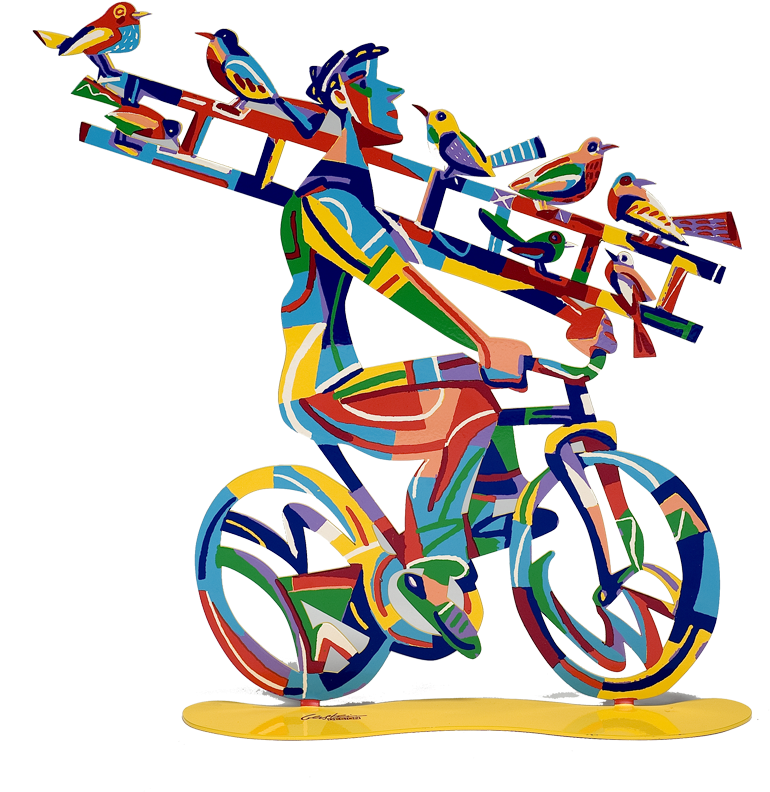 Ladder Man - Dudu Gerstein Clipart (900x900), Png Download