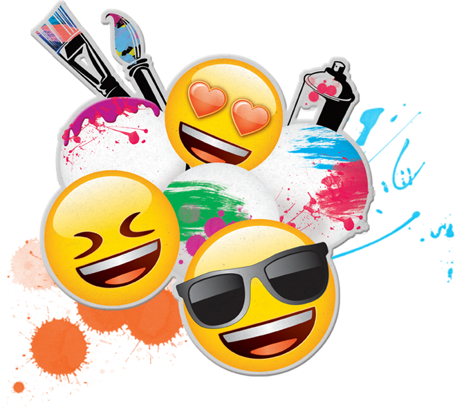 O Que Acontece Depois Da Exposição - Assorted Popular Shape Office Magnets - Emoji Mix (1 Clipart (658x596), Png Download