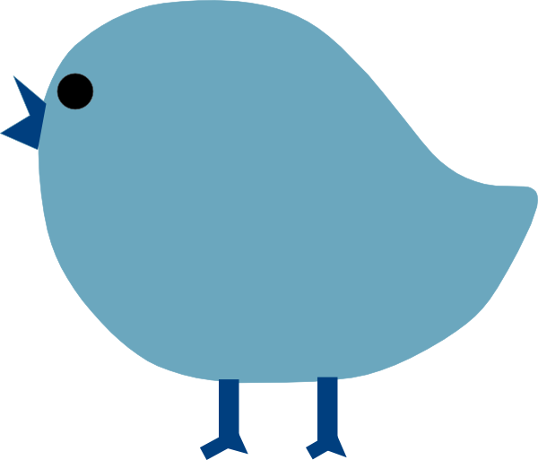 How To Set Use Dark Blue Bird Svg Vector Clipart (600x513), Png Download