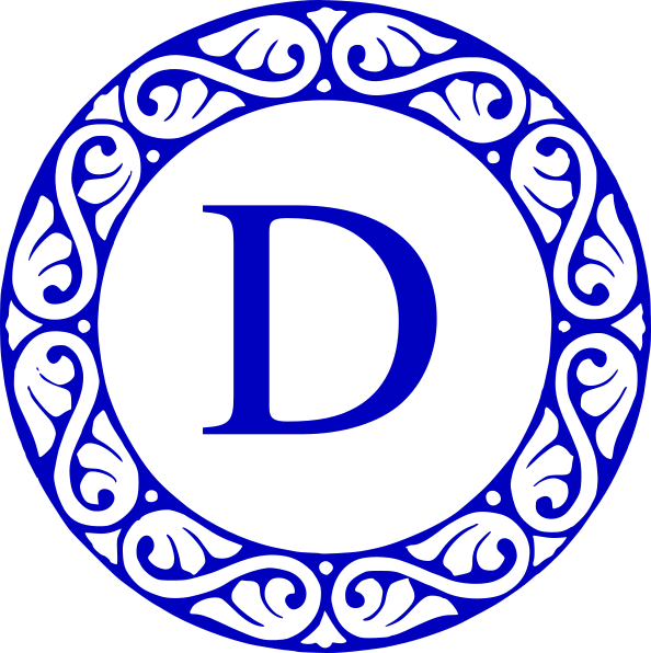 Svg Free B Clipart Initial - Letter K Monogram Png Transparent Png (594x596), Png Download