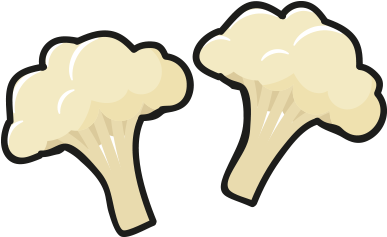 Cauliflower Clipart (600x600), Png Download