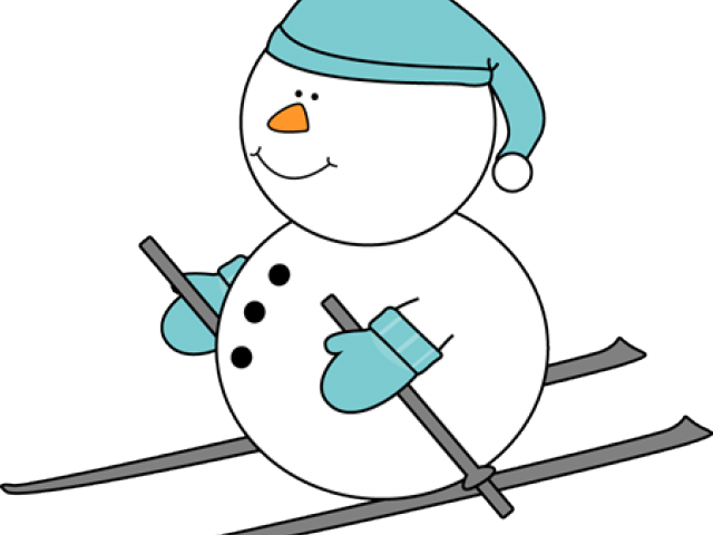 Ski Clipart January - Skiing Clipart Png Transparent Png (640x480), Png Download