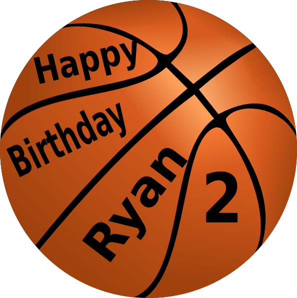 Basketball Clip Art - Png Download (594x596), Png Download