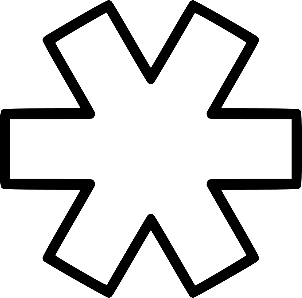 Asterisk Hospital First Aid Ambulance Svg Png Ⓒ - Flag Of Mexico Redesign Clipart (981x968), Png Download