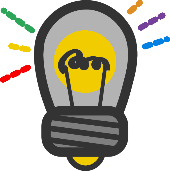 Light Bulb Clip Art - Png Download (588x592), Png Download