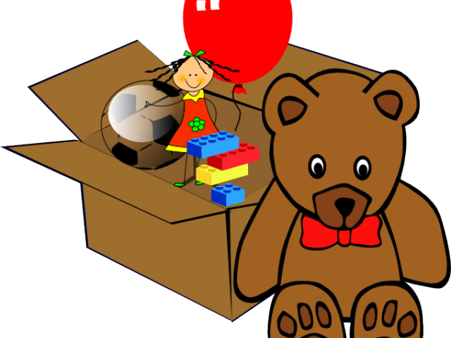 Stuffed Animal Clipart Clker - Stuffed Animal Bear Clipart - Png Download (640x480), Png Download