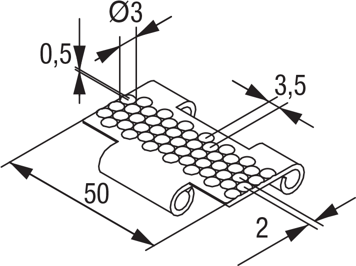 Surface With Cylindrical Shapes On Top Clipart (719x557), Png Download