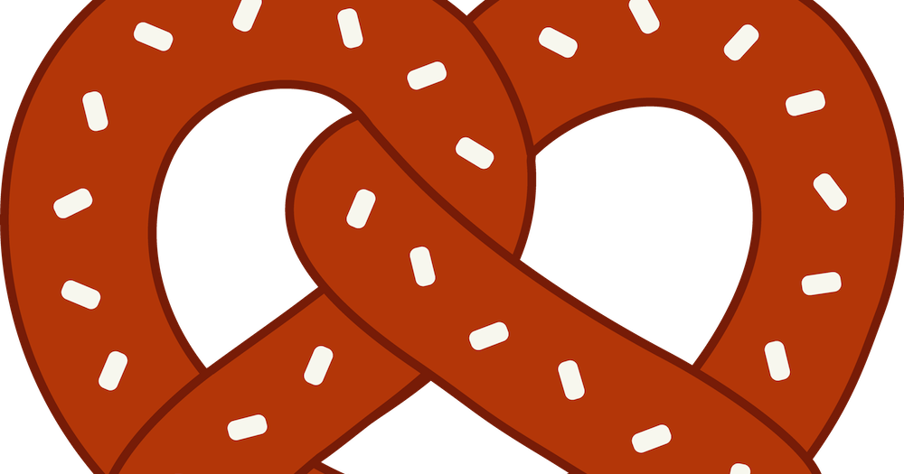 Pretzel Clipart Png Transparent Png (1000x525), Png Download