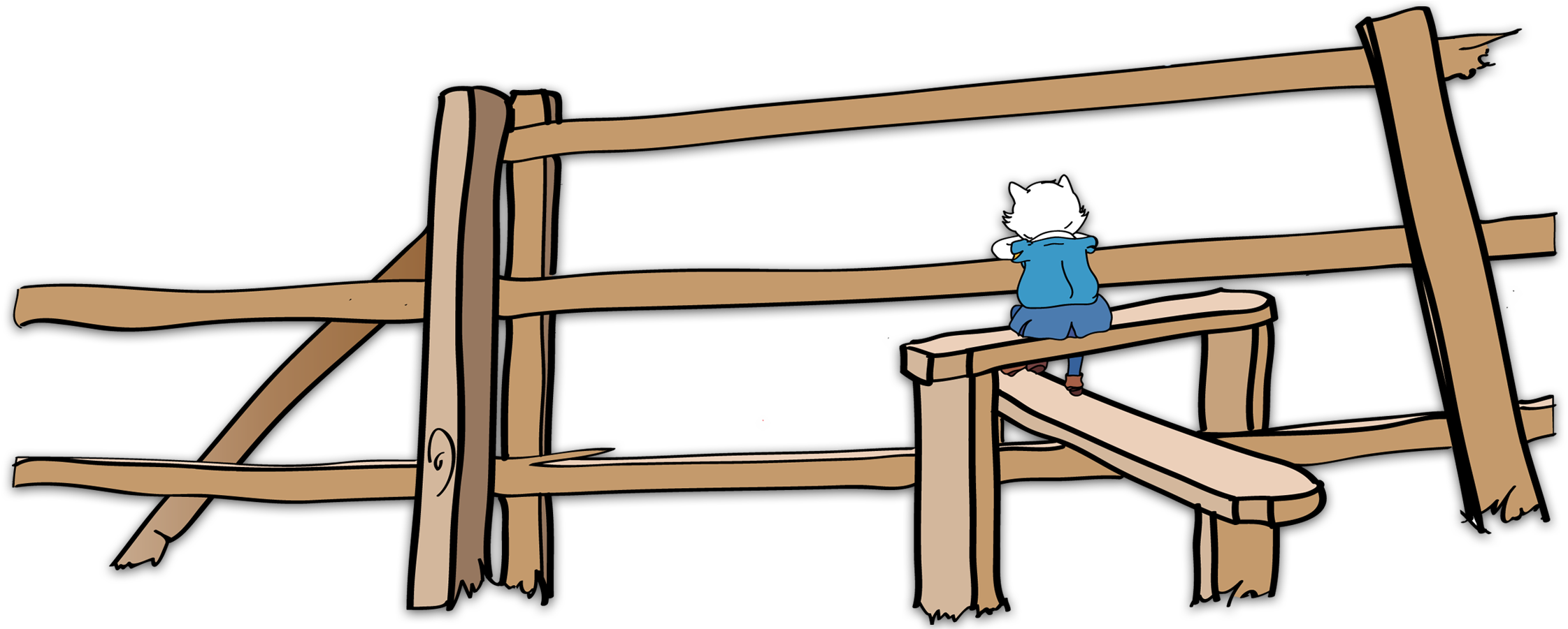 The Tales Of William Shakespuss - Cartoon Clipart (2380x900), Png Download