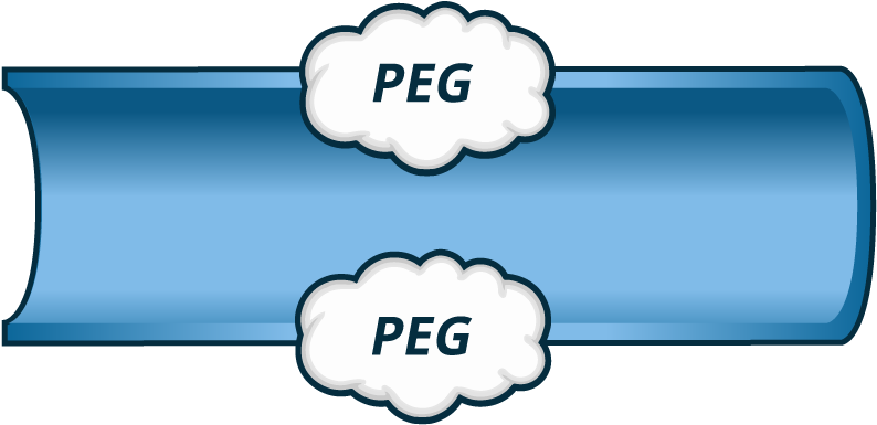 High Concentration, Low Mw Peg In H2o Induces Membrane Clipart (800x444), Png Download