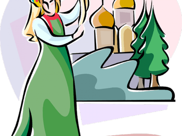 Russia Clipart Russia National Costume - Cartoon - Png Download (640x480), Png Download
