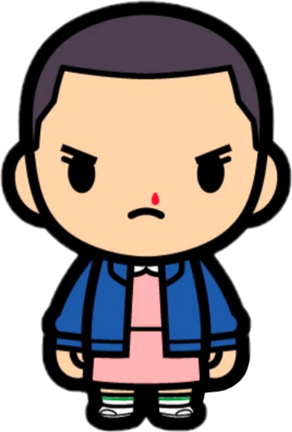 #eleven #strangerthings #11 #netflix #cute #sticker Clipart (1024x1512), Png Download