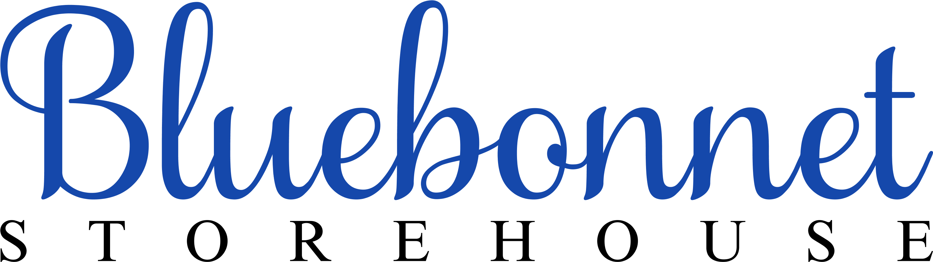 Bluebonnet Storehouse Clipart (3400x1242), Png Download