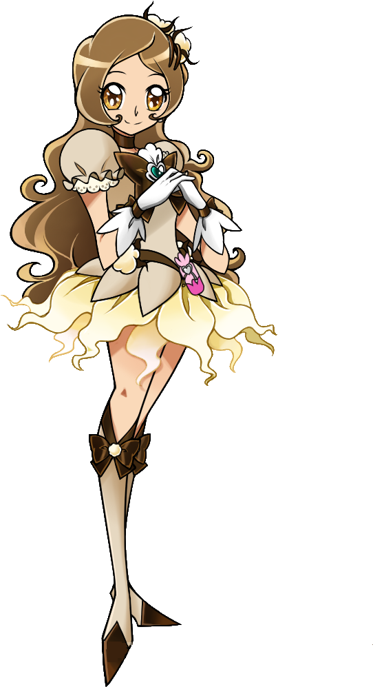 Cure Cotton - Magical Girl Clipart (730x1049), Png Download