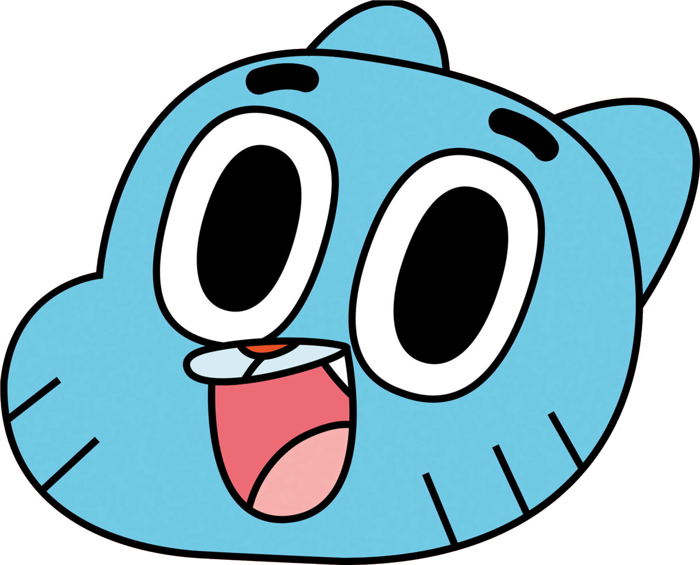 Amazing World Of Gumball Gumball Head , Png Download Clipart (2447x1975), Png Download