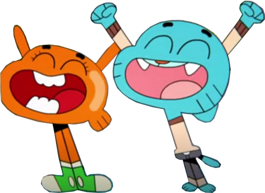 Gumball Sticker - Gumball And Darwin Png Clipart (1024x819), Png Download