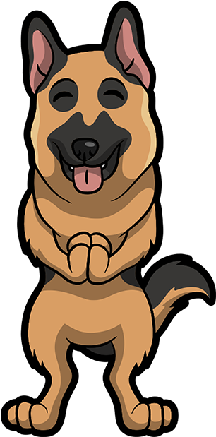 German Shepherd Emoji & Stickers Messages Sticker-0 - German Shepherd Emoji Png Clipart (618x618), Png Download