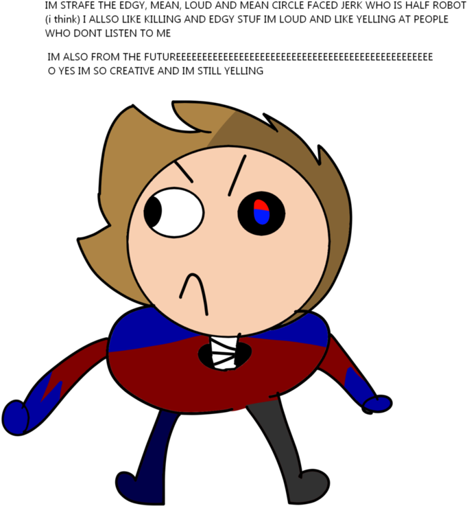 Strafe In A Nutshell By Toxicat - Cartoon Clipart (750x1066), Png Download