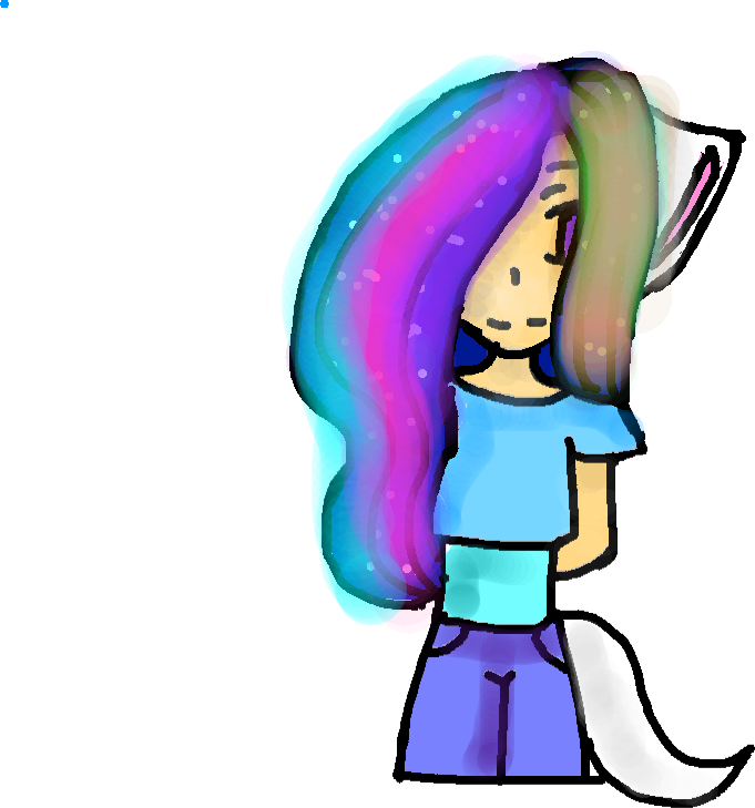 Drawing - Rainbow Costume Clipart (681x729), Png Download