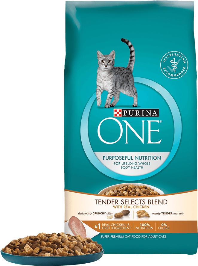 Amazon Wishlist - Purina One Cat Food Tender Selects Clipart (800x1000), Png Download