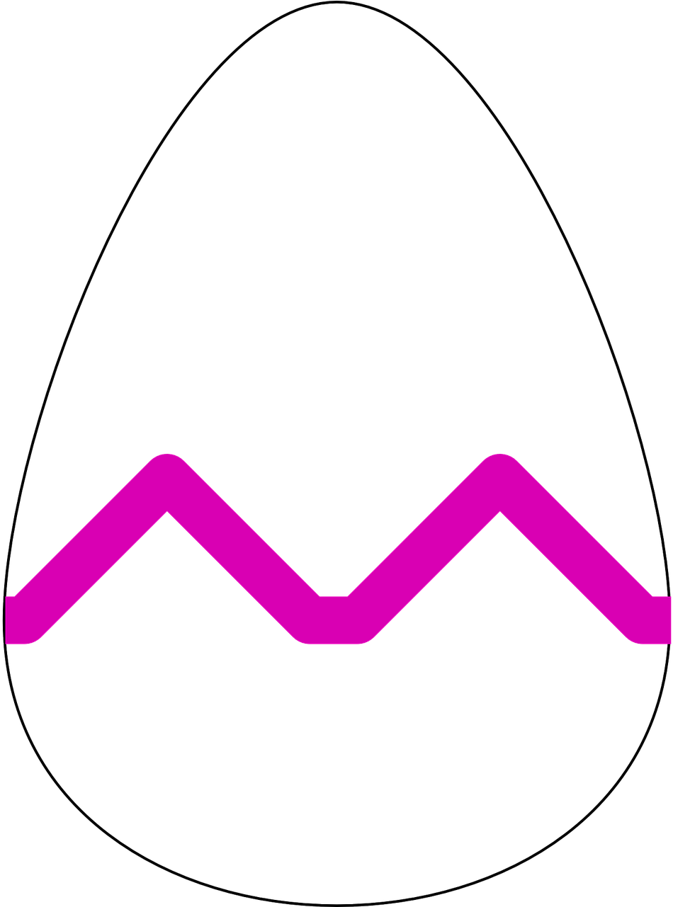 Contorno De Un Huevo Clipart (1007x1280), Png Download