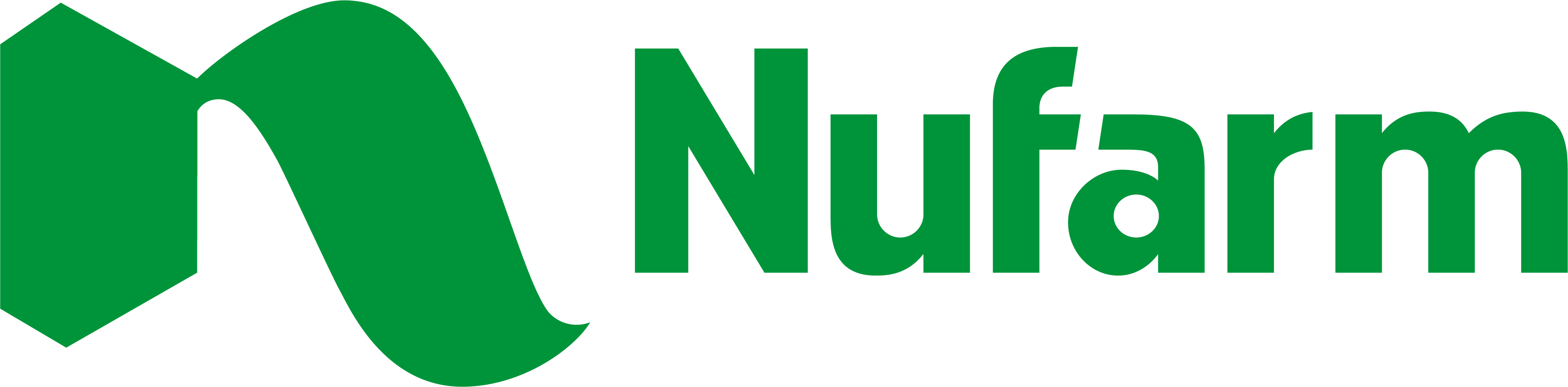 / Uploads/images/nufarm Logo Horizontal Green Rgb - Nufarm Logo Png Clipart (4026x993), Png Download