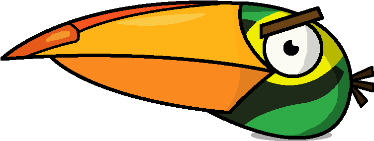 Angry Birds Space Boomerang Bird Clipart (800x480), Png Download