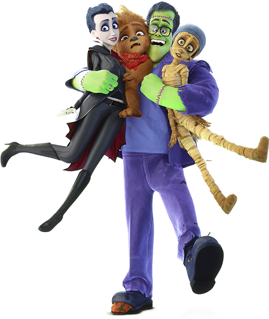 Download - Monster Family Characters Clipart (541x650), Png Download