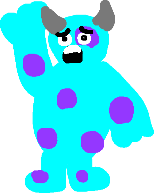 Drawing1 - Sully Copy Clipart (530x663), Png Download