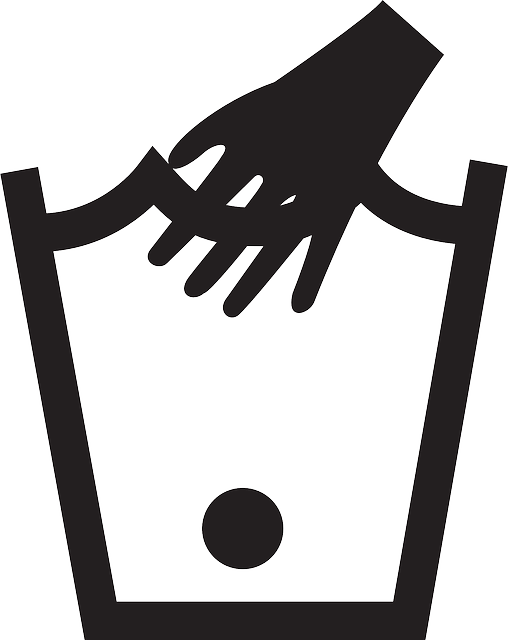 Hand, Type, Washing, Care, Instruction, Wash - Hand Wash In Warm Water Clipart (508x640), Png Download