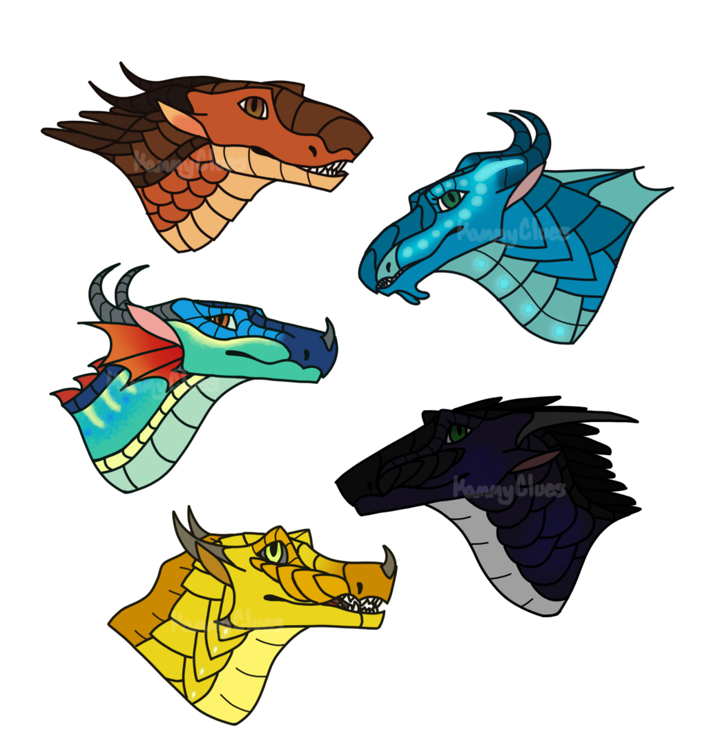 Dragonets Of Destiny By Kammyclues Dragonets Of Destiny Clipart (1024x1076), Png Download