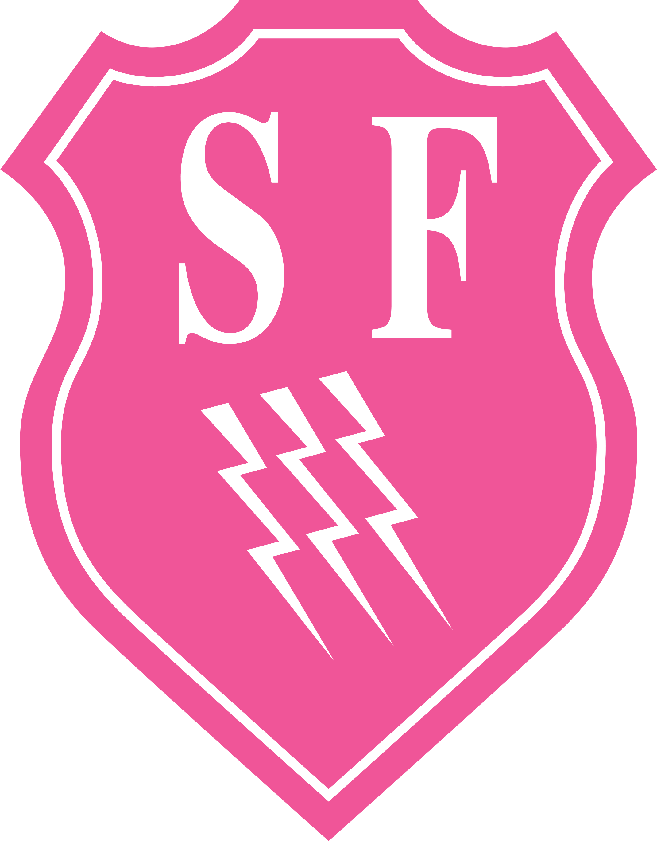 Stade Francais Flower Jersey - Logo Stade Francais Rugby Clipart (2141x2738), Png Download