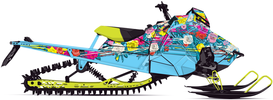 Entangle - Snowmobile Clipart (971x694), Png Download
