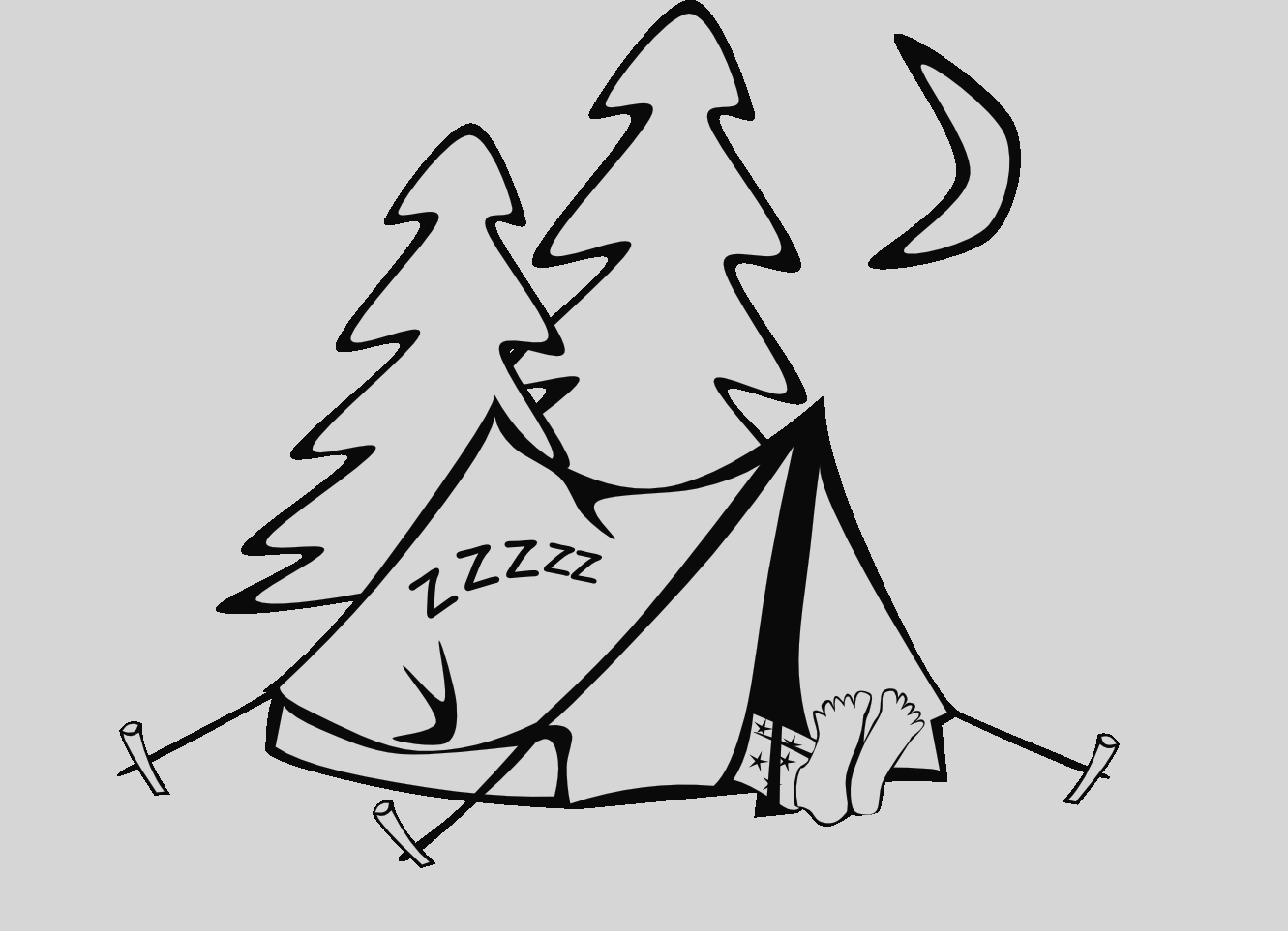 Tent Free Jesse Tree Clipart Use New Cartoon Image - Tent Clip Art - Png Download (1331x963), Png Download