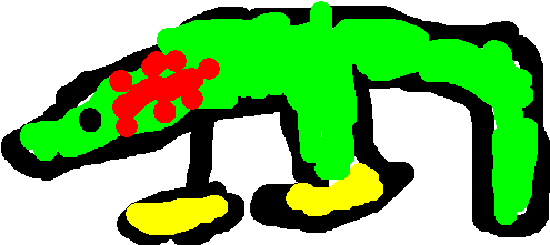 Gecko Silva Clipart (640x480), Png Download