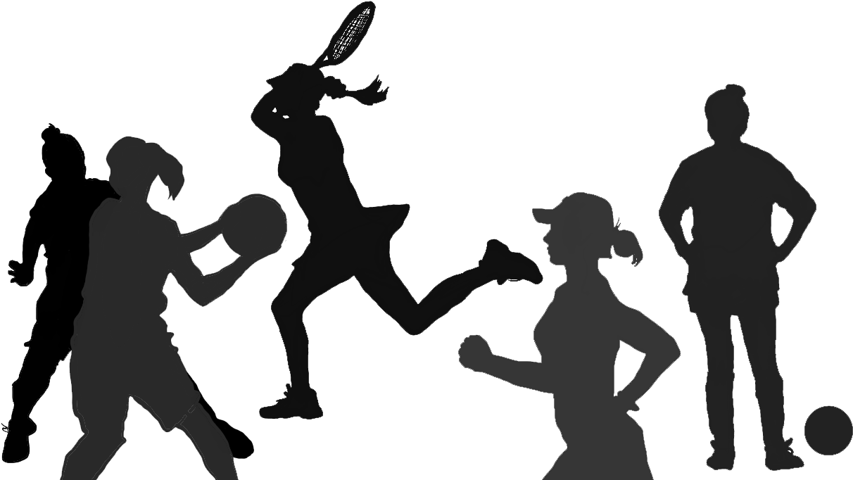 Mason Athletics Celebrates National Women In Sports - Sport Characters Png Clipart (1308x704), Png Download