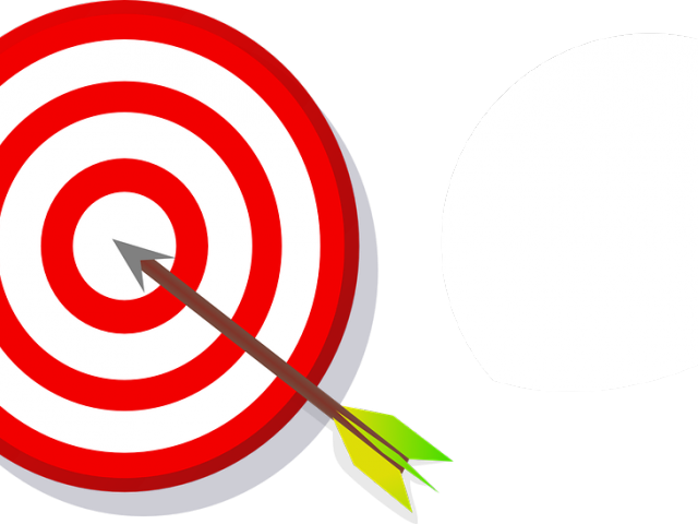 Target Clipart Hit The Target - Target Clipart - Png Download (640x480), Png Download