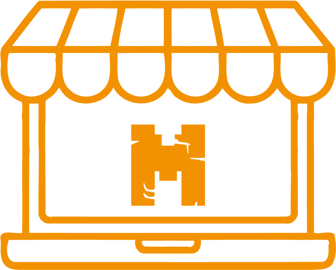 Shop Outline Icon Free Clipart (1218x1019), Png Download