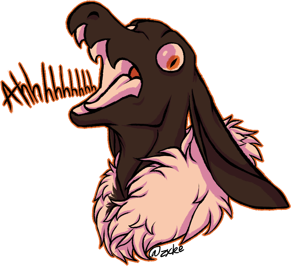 Bepp Scream At Own Bum - Illustration Clipart (972x899), Png Download